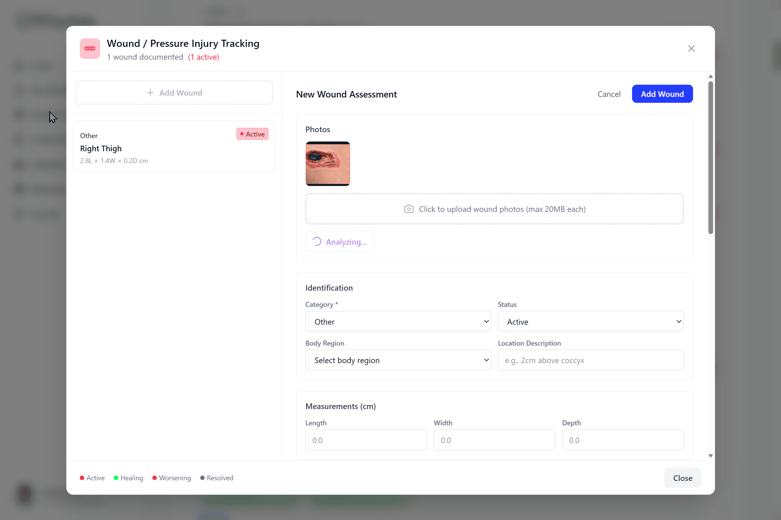 Whadata Insights - Wound documentation